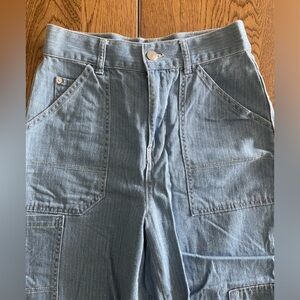 BDG Urban Outfitters High Rise Denim Cargo Style Pants